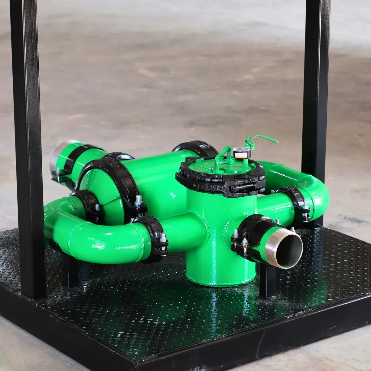 Green industrial fluid mixing system